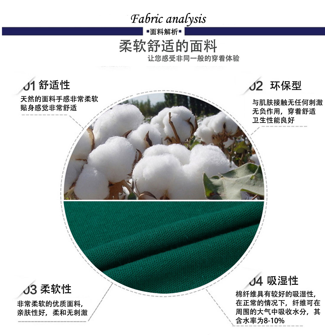 v領廣告衫面料 