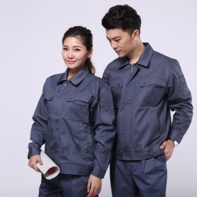 春秋工作服滌棉，春秋工作服